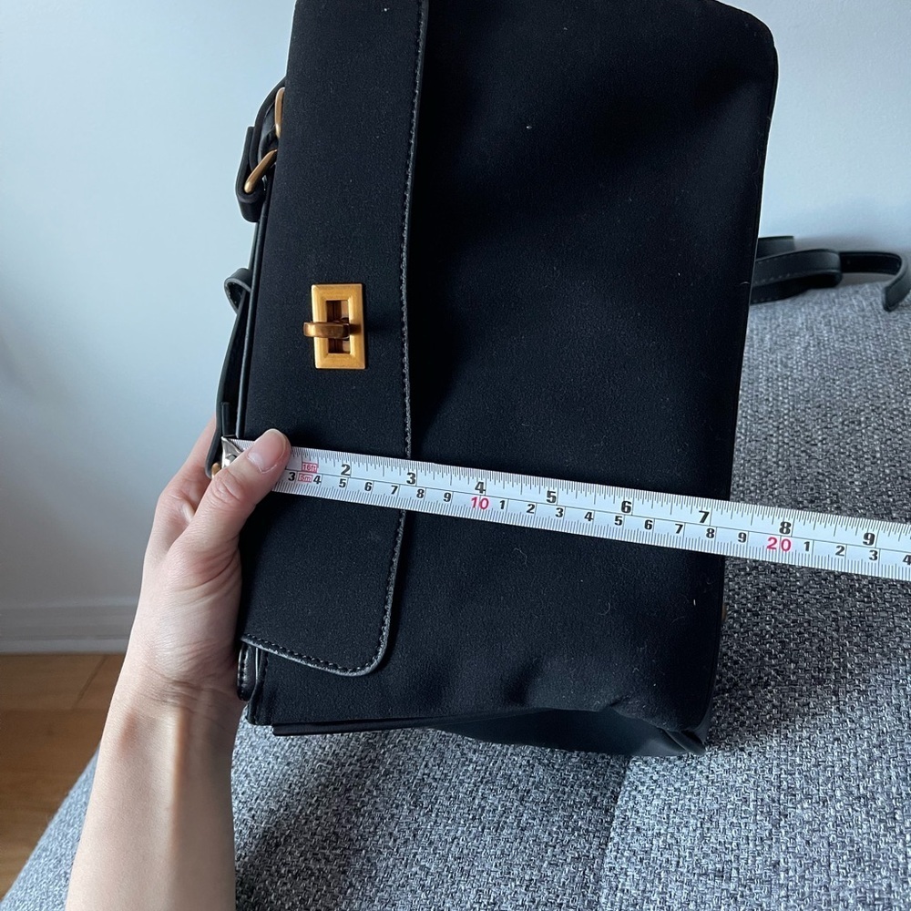 Faux suede mini bag - Picture 11 of 12